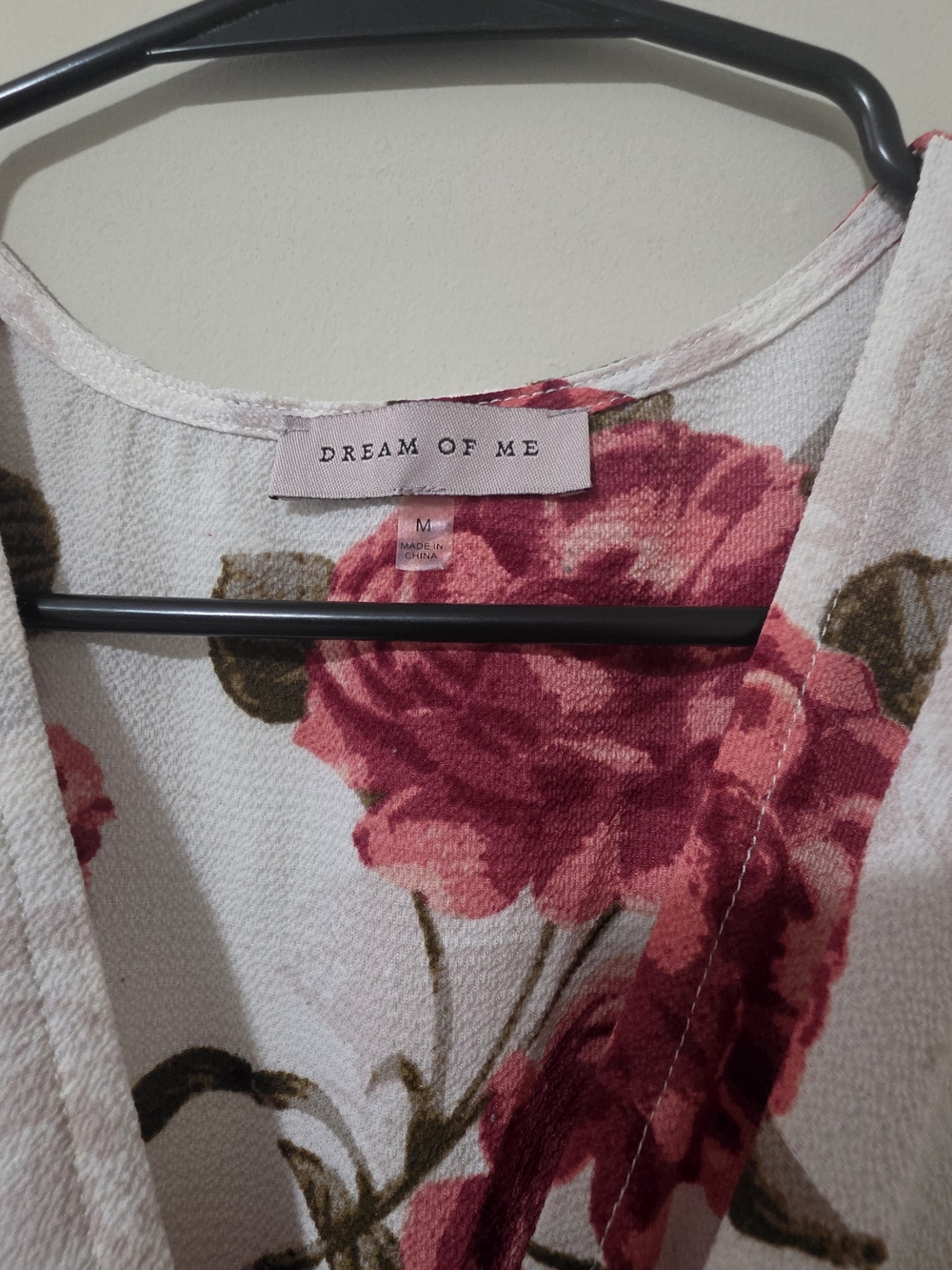 Dream Of Me Pink Rose Floral Dress